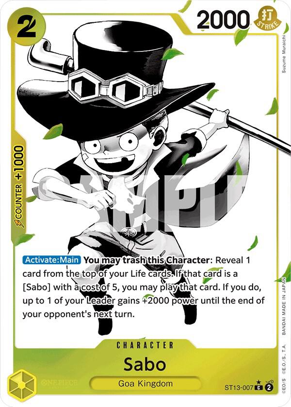 Sabo (007) (Parallel) - Common - One Piece Card Game