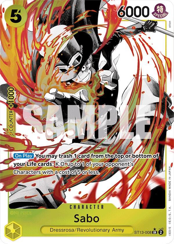 Sabo (008) (Parallel) (Super Rare) - One Piece TCG