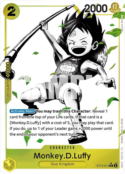 Monkey.D.Luffy (014) (Parallel) - Common - One Piece Card Game