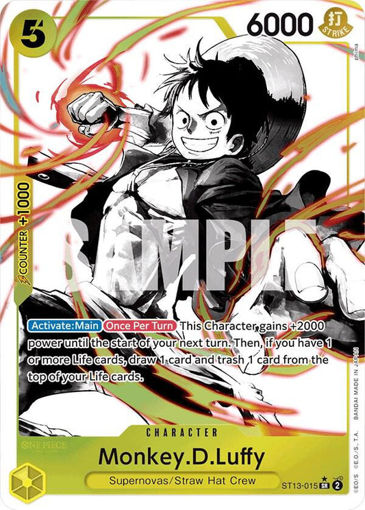 Monkey.D.Luffy (015) (Parallel) - Super Rare - One Piece Card Game