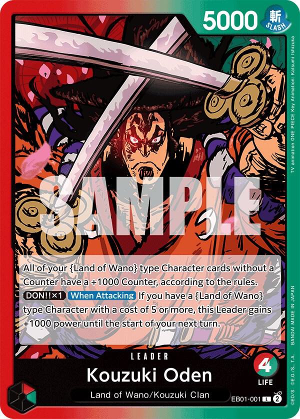 Kouzuki Oden - Leader - One Piece Card Game