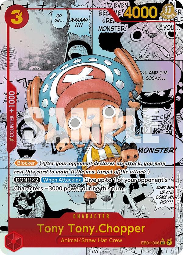 Tony Tony.Chopper (Alternate Art) (Manga) - Super Rare - One Piece Card Game