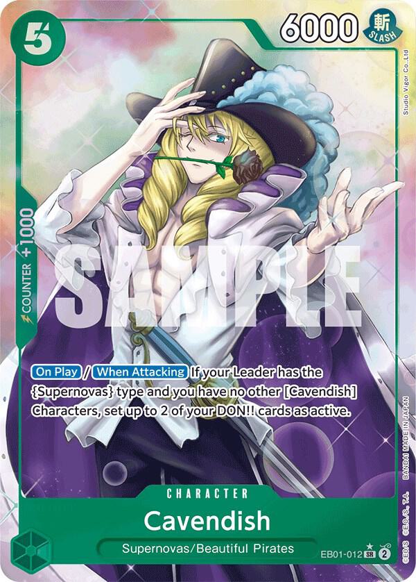 Cavendish (Alternate Art) - Super Rare - One Piece Card Game