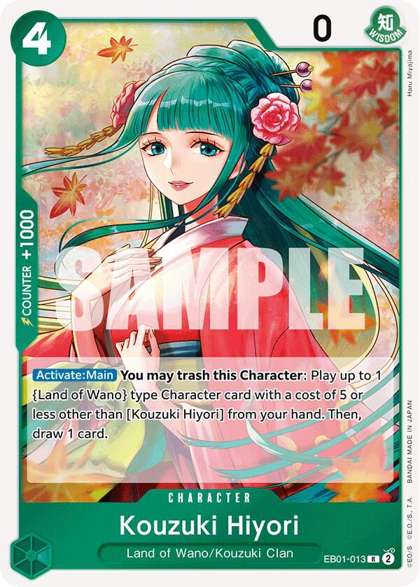 Kouzuki Hiyori - Rare - One Piece Card Game