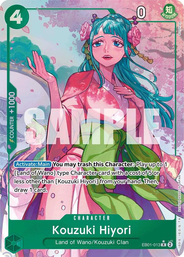 Kouzuki Hiyori (Alternate Art) - Rare - One Piece Card Game