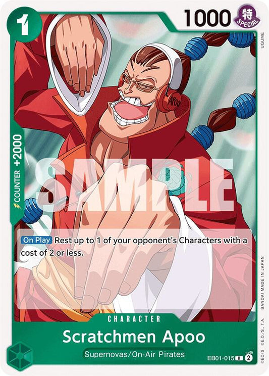 Scratchmen Apoo - Rare - One Piece Card Game