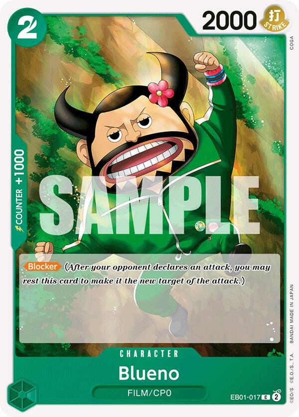 Blueno (017) - Common - One Piece Card Game