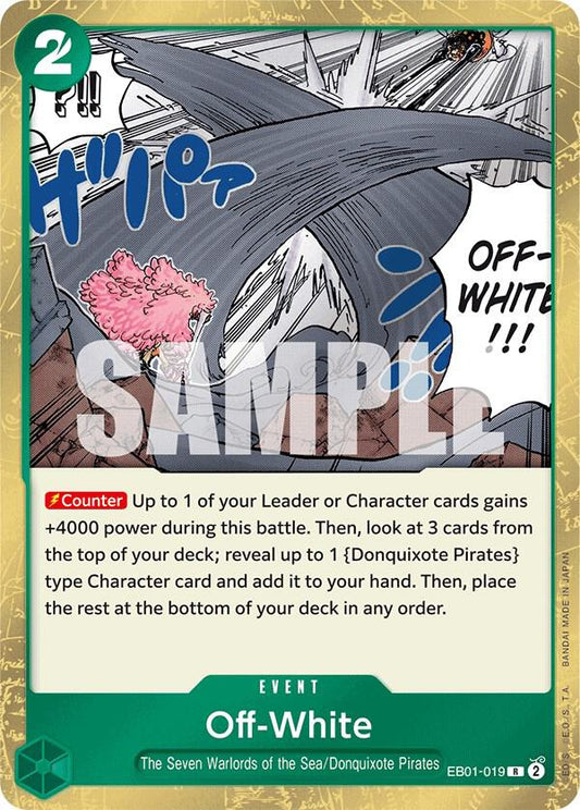 Off-White - Rare - One Piece Card Game