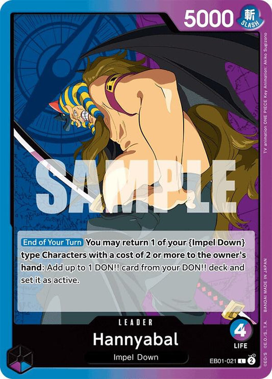 Hannyabal - Leader - One Piece Card Game