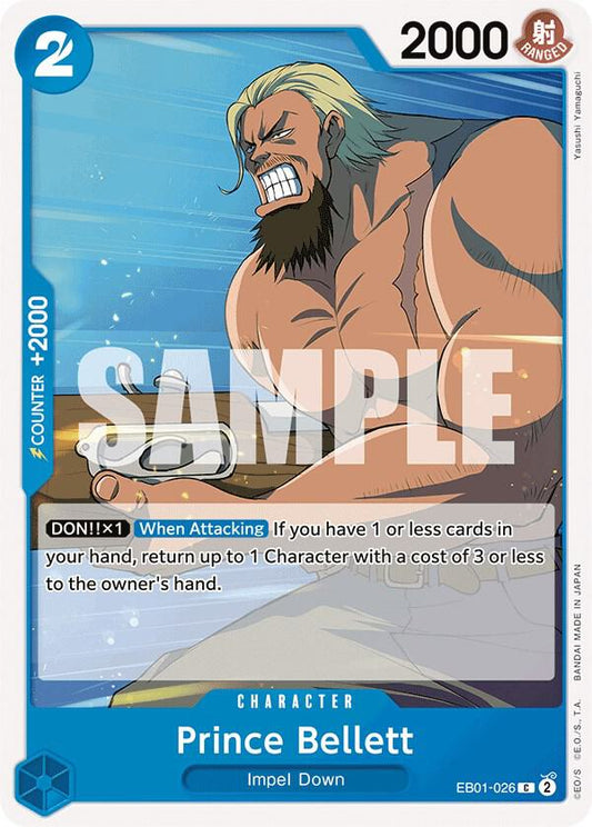 Prince Bellett - Common - One Piece Card Game