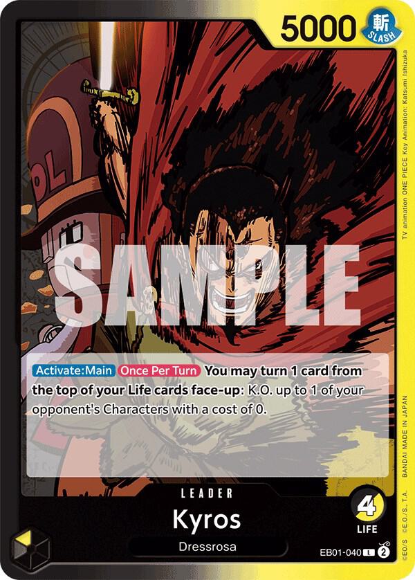 Kyros - Leader - One Piece Card Game