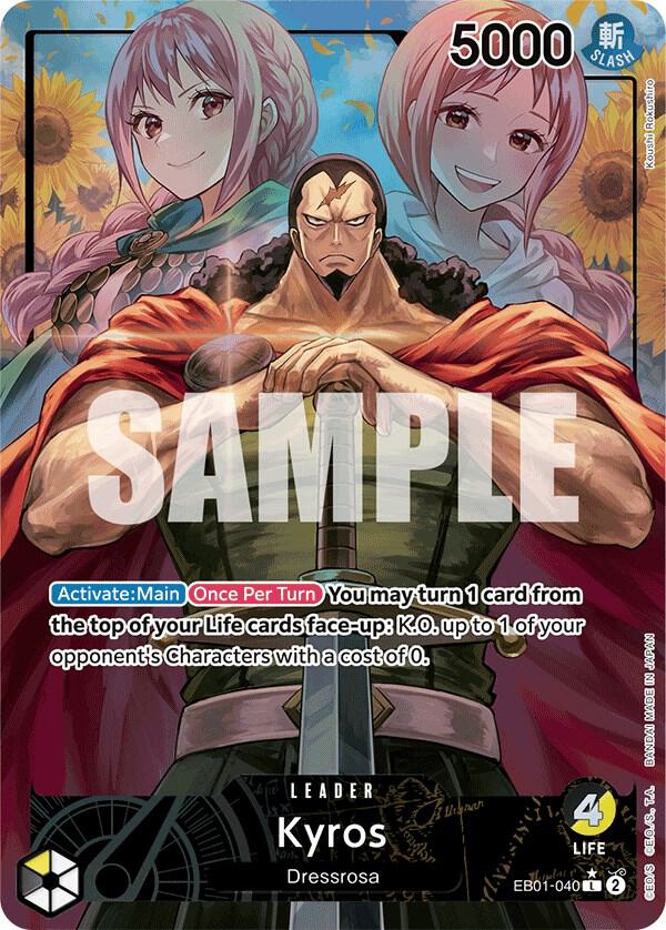 Kyros (Alternate Art) - Leader - One Piece Card Game