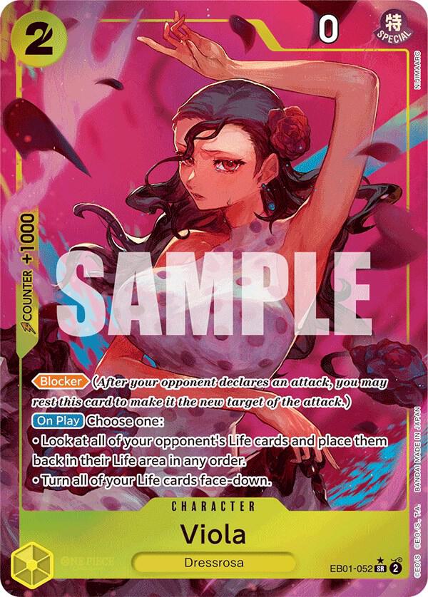 Viola (Alternate Art) - Super Rare - One Piece Card Game