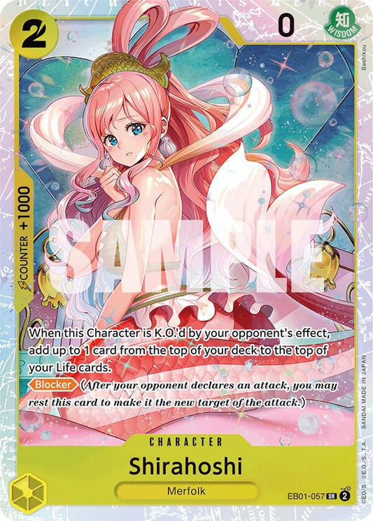 Shirahoshi - Super Rare - One Piece Card Game