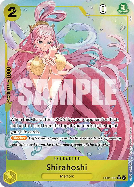 Shirahoshi (Alternate Art) - Super Rare - One Piece Card Game