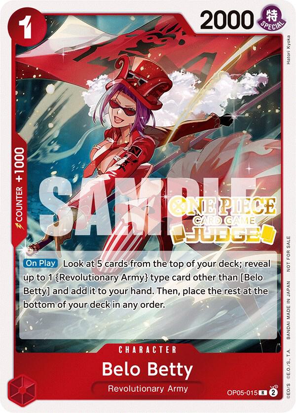 Belo Betty (Judge Pack Vol. 3) - Rare - One Piece Card Game