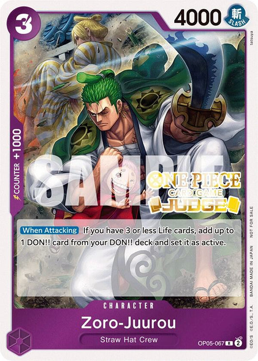 Zoro-Juurou (Judge Pack Vol. 3) - Rare - One Piece Card Game