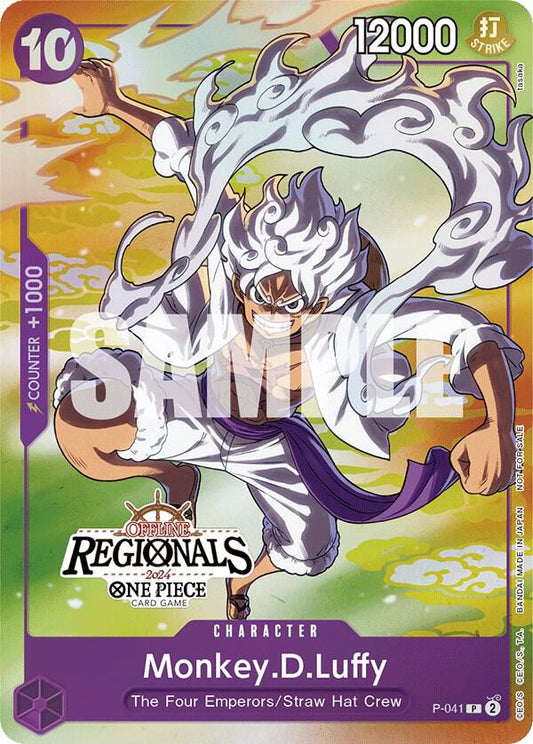 Monkey.D.Luffy (041) (Offline Regional 2024 Vol. 2) [Participant] - Promo - One Piece Card Game