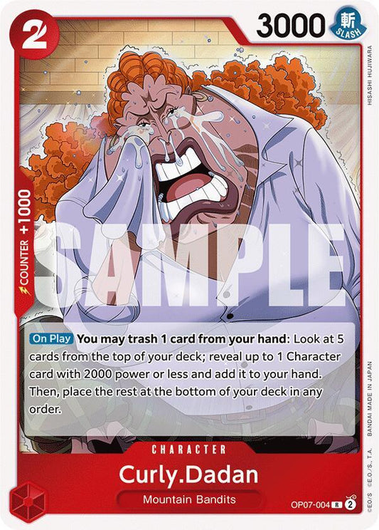 Curly.Dadan - Rare - One Piece Card Game