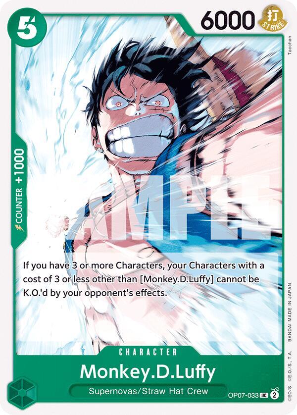 Monkey.D.Luffy (033) - Uncommon - One Piece Card Game