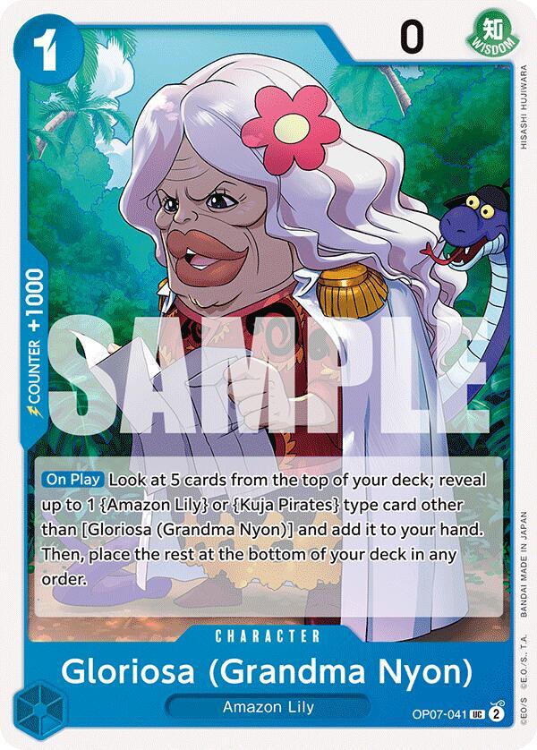 Gloriosa (Grandma Nyon) - Uncommon - One Piece Card Game