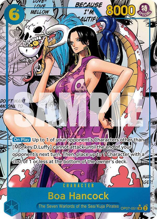 Boa Hancock (051) (Parallel) (Manga) - Super Rare - One Piece Card Game