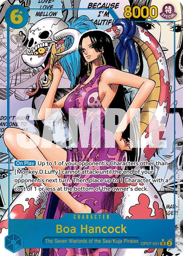 Boa Hancock (051) (Parallel) (Manga) - Super Rare - One Piece Card Game