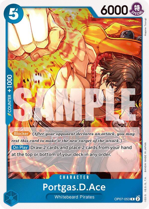 Portgas.D.Ace (053) - Rare - One Piece Card Game