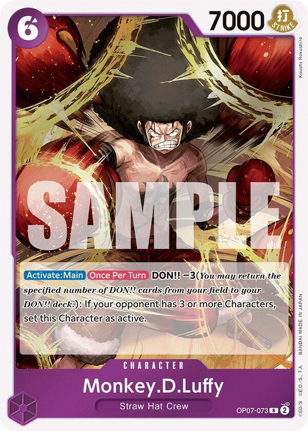 Monkey.D.Luffy (073) - Rare - One Piece Card Game