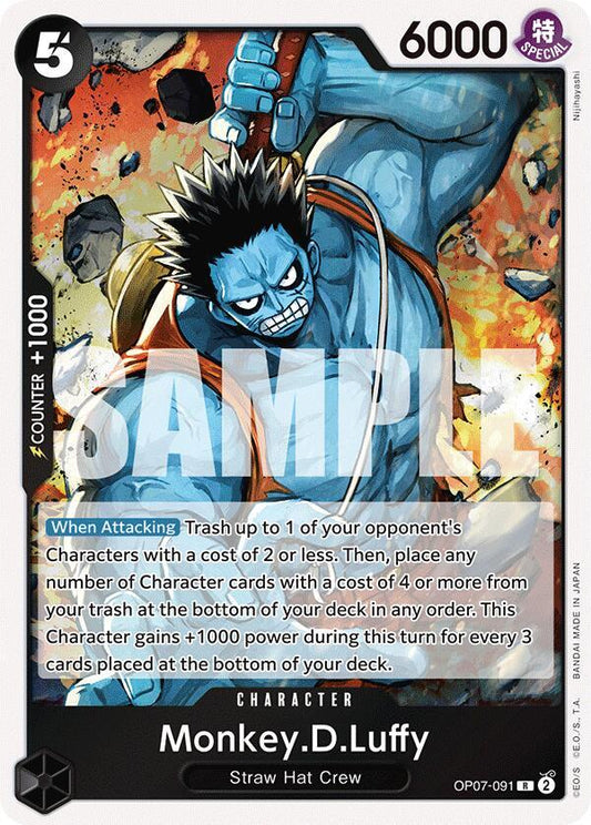 Monkey.D.Luffy (091) - Rare - One Piece Card Game