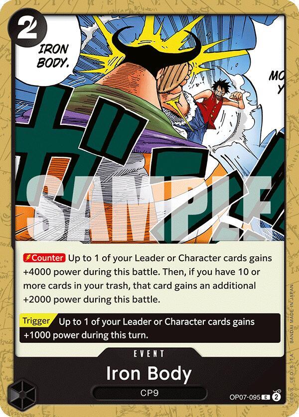 Iron Body - Common - One Piece Card Game