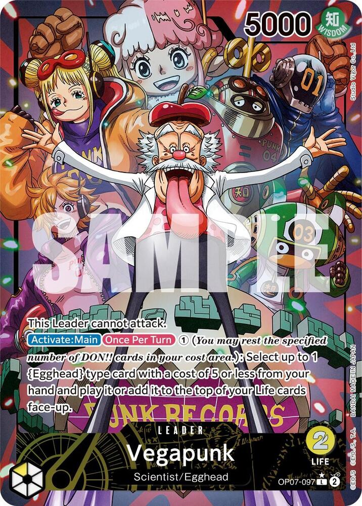 Vegapunk (Parallel) - Leader - One Piece Card Game