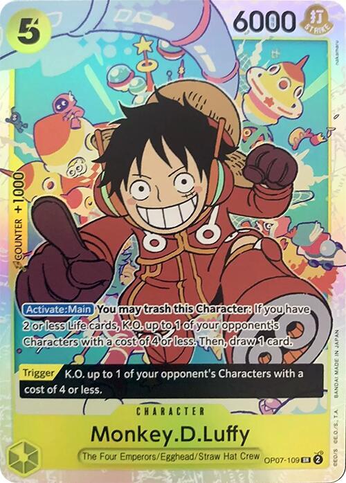 Monkey.D.Luffy (109) - Super Rare - One Piece Card Game