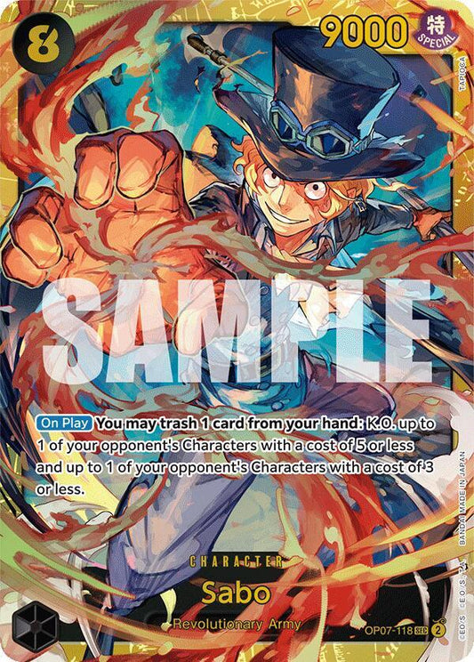 Sabo - Secret Rare - One Piece Card Game