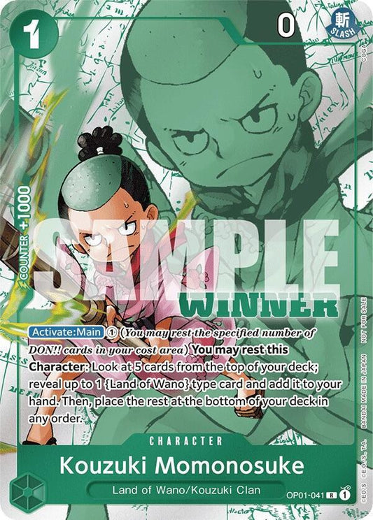 Kouzuki Momonosuke (Winner Pack Vol. 7) - Rare - One Piece Card Game