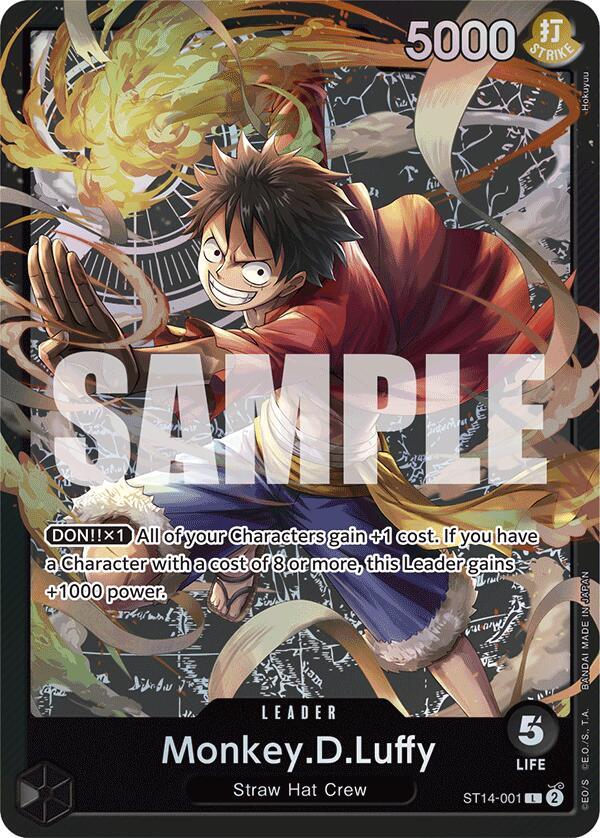 Monkey.D.Luffy (001) - Leader - One Piece Card Game