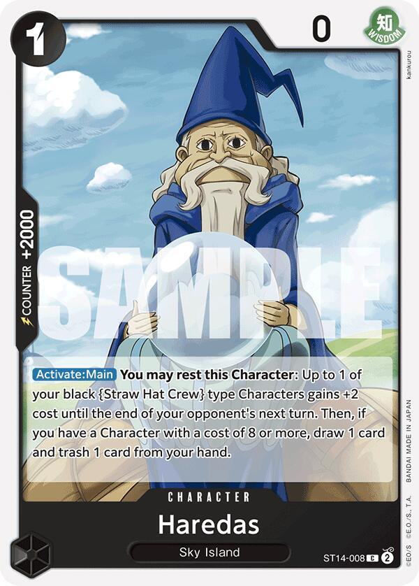 Haredas - Common - One Piece Card Game