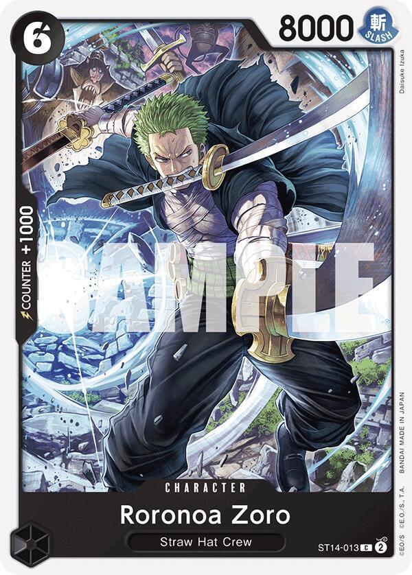 Roronoa Zoro - Common - One Piece Card Game