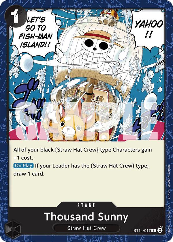 Thousand Sunny - Common - One Piece Card Game