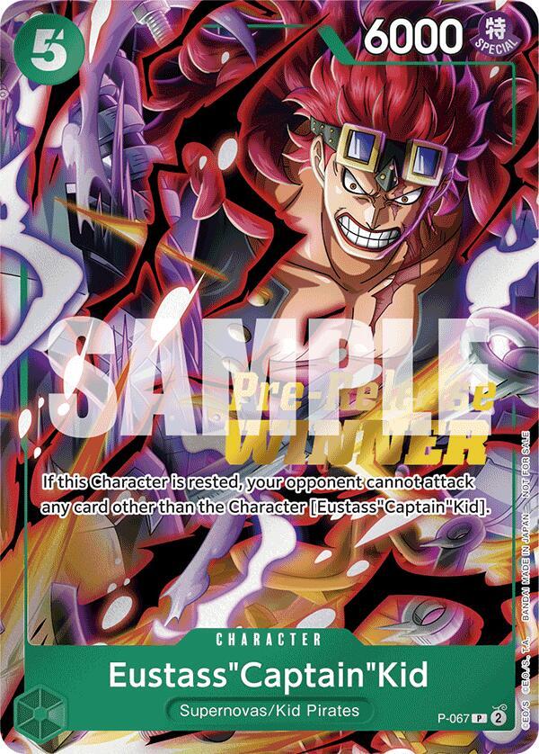 Eustass"Captain"Kid (OP-07 Pre-Release Tournament) [Winner] - Promo - One Piece Card Game