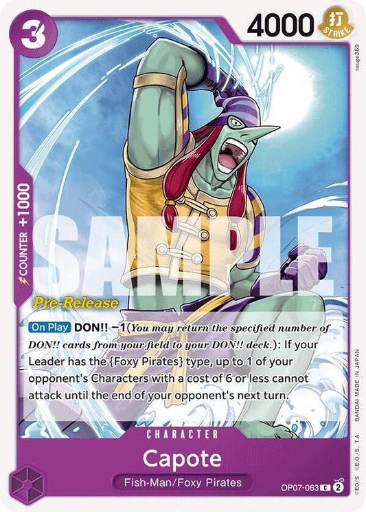 Capote - Common - One Piece Card Game