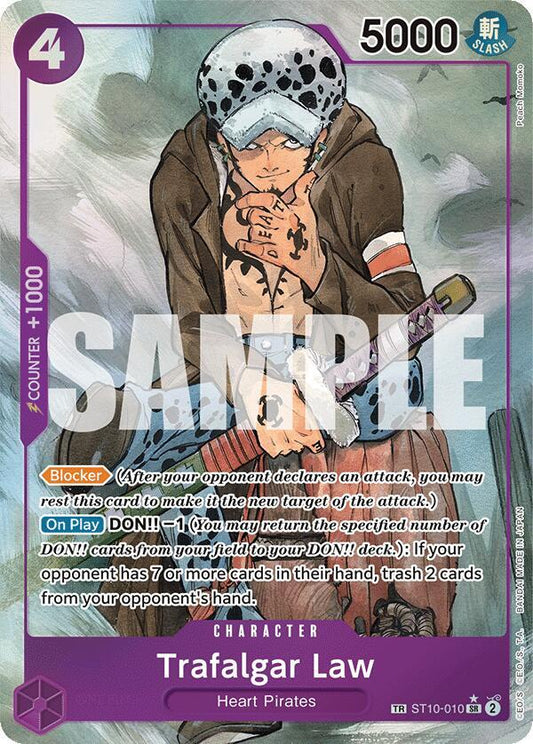 Trafalgar Law (010) (TR) - Super Rare - One Piece Card Game