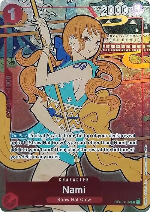 Nami (English Version 1st Anniversary Set) - Rare - One Piece Card Game