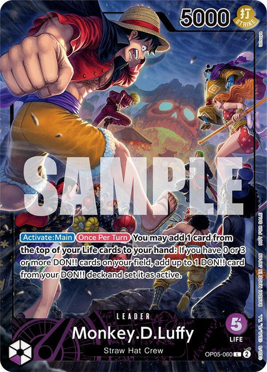 Monkey.D.Luffy (PSA Magazine) - Leader - One Piece Card Game