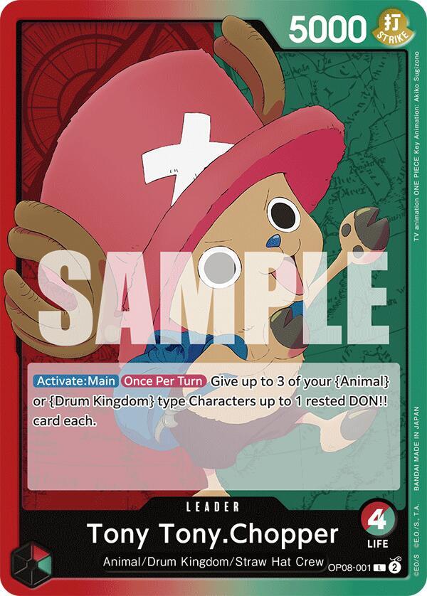 Tony Tony.Chopper (001) - Leader - One Piece Card Game