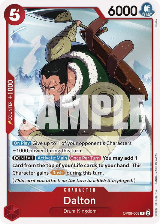 Dalton (Rare) - One Piece TCG