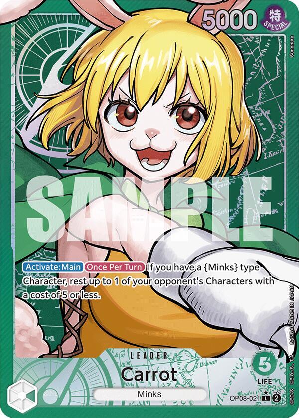 Carrot (021) (Parallel) (Leader) - One Piece TCG