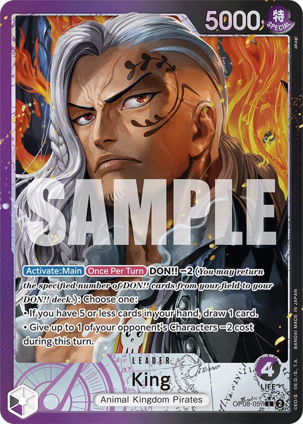 King (057) (Parallel) (Leader) - One Piece TCG