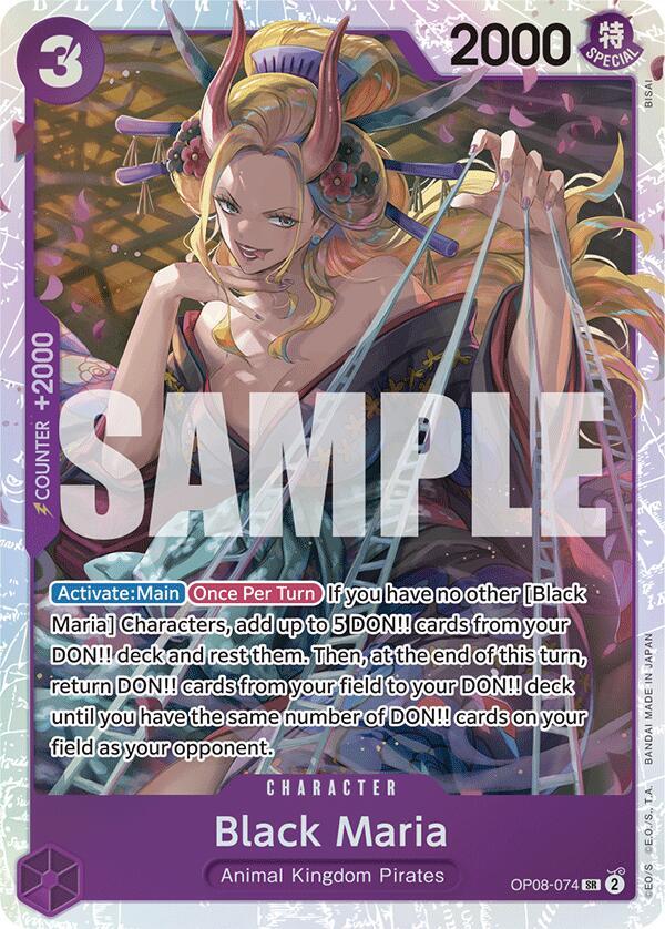 Black Maria (Super Rare) - One Piece TCG