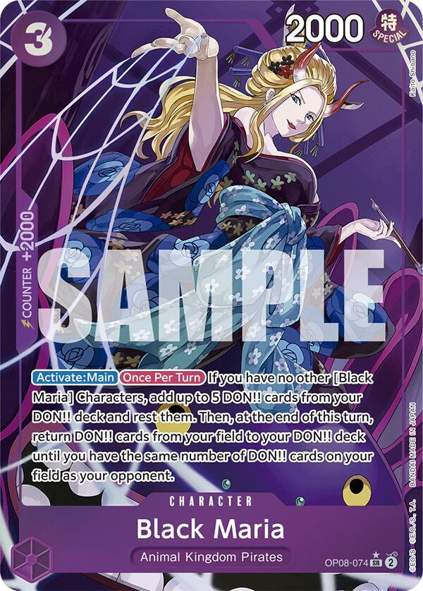 Black Maria (Parallel) - Super Rare - One Piece Card Game